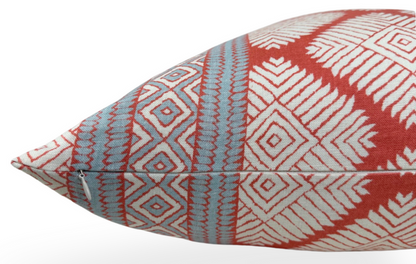 Austin Pillow Cover in Coral, Thibaut Pillows