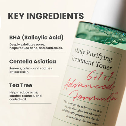 AXIS-Y Daily Purifying Treatment Toner 200ml key ingredients