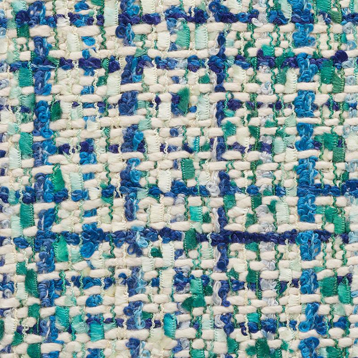 Babe's Tweed Pillow Cover in Blue + Green