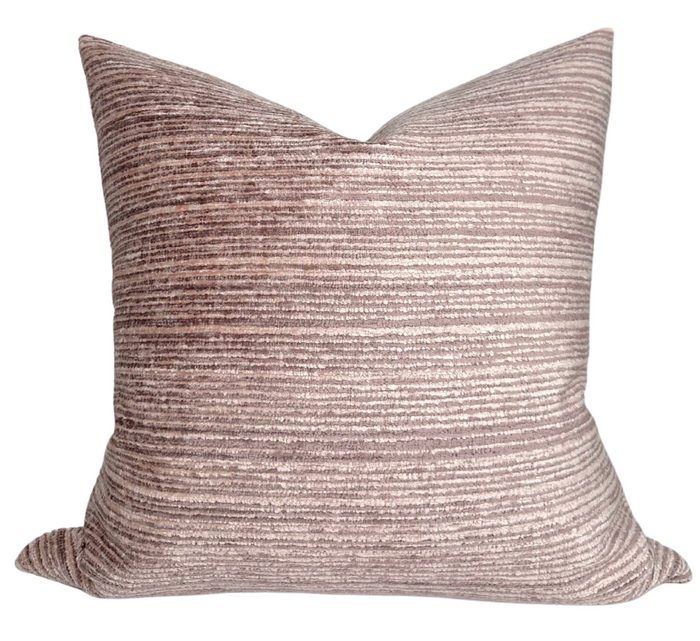 Bale Velvet Pillow Cover in Blush Pink