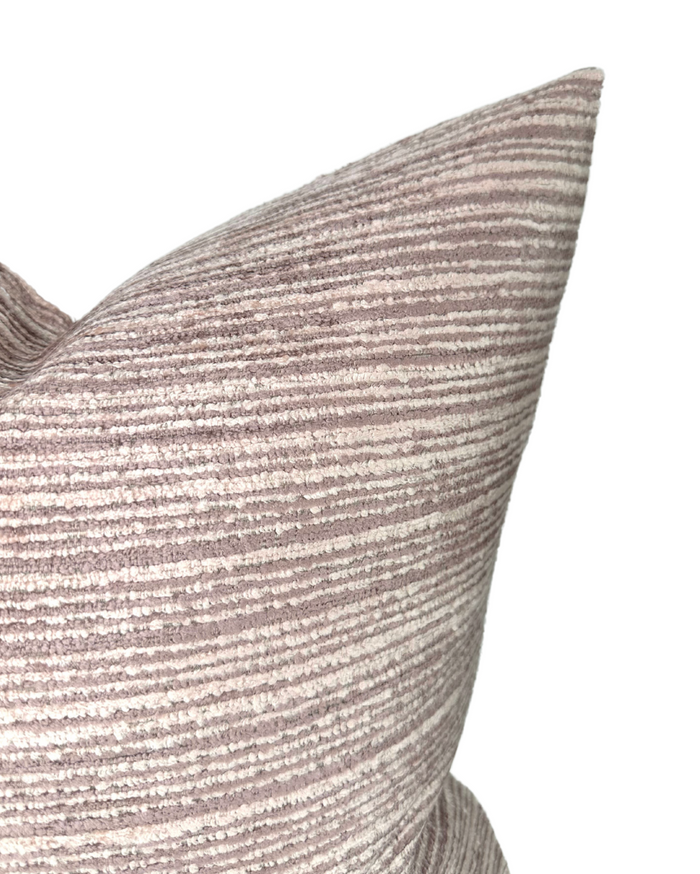 Bale Velvet Pillow Cover in Blush Pink