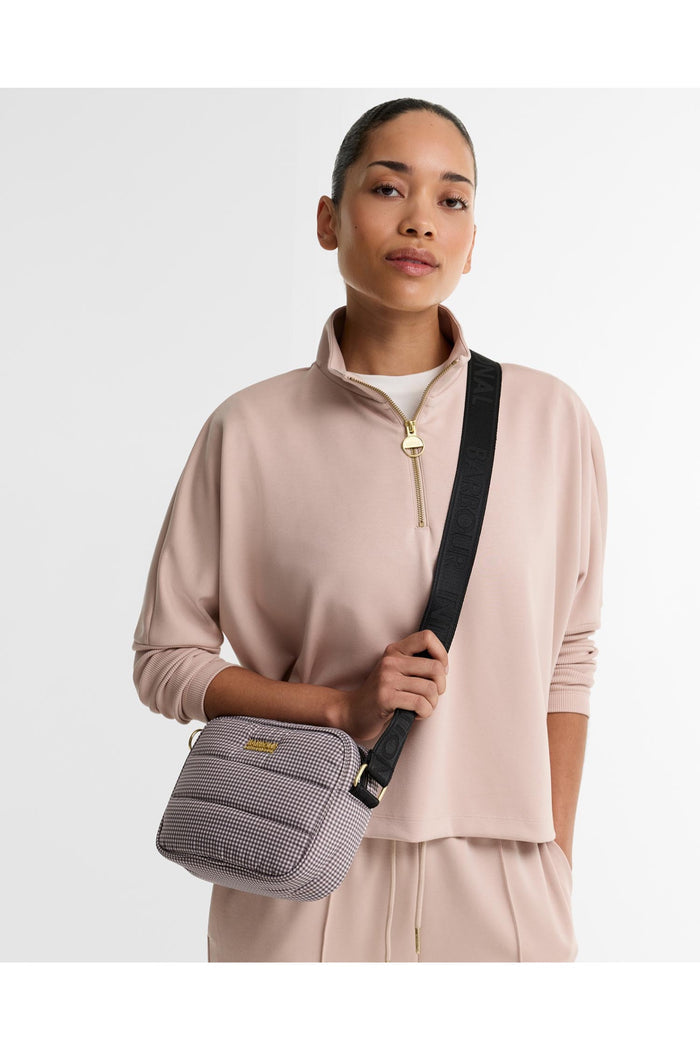 Barbour International Monaco Check Crossbody Truffle Check Bag LBA0584 Shop Barbour International at Dotique