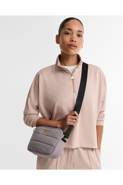 Barbour International Monaco Check Crossbody Truffle Check Bag LBA0584 Shop Barbour International at Dotique