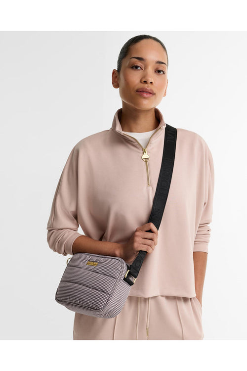 Barbour International Monaco Check Crossbody Truffle Check Bag LBA0584 Shop Barbour International at Dotique