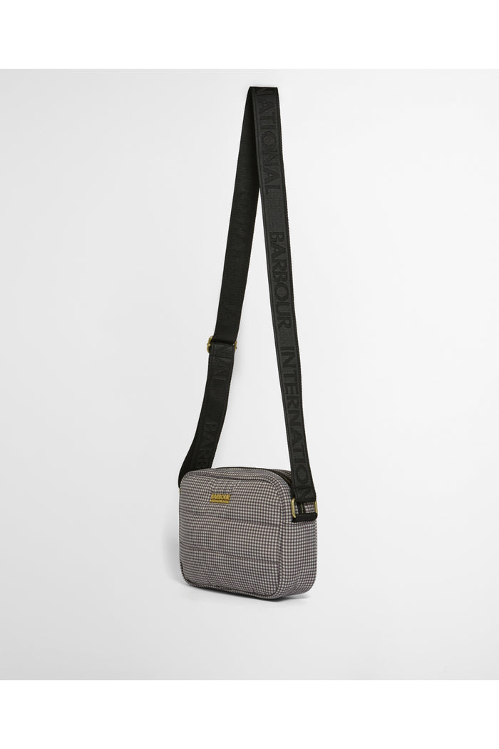 Barbour International Monaco Check Crossbody Truffle Check Bag LBA0584 Shop Barbour International at Dotique