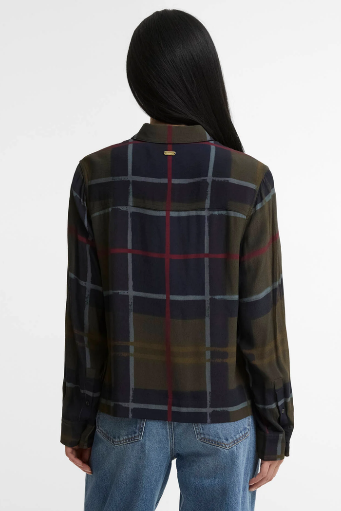 Barbour Kirklees Relaxed Shirt Shadow Classic Tartan LSH1769TN43 by Barbour Shop Barbour at Dotique