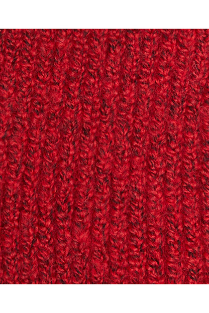 Barbour Pendle Knit Mitts Crimson Red LGL0163 crimson red knit texture Shop Barbour at Dotique