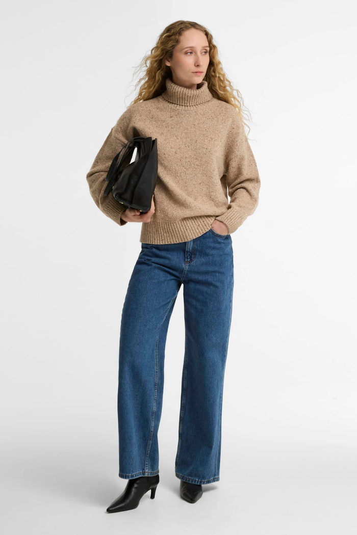 Barbour Stanford Fleck Rollneck Wool Jumper Warm Trench LKN1864BE9310 by Barbour Shop Barbour at Dotique