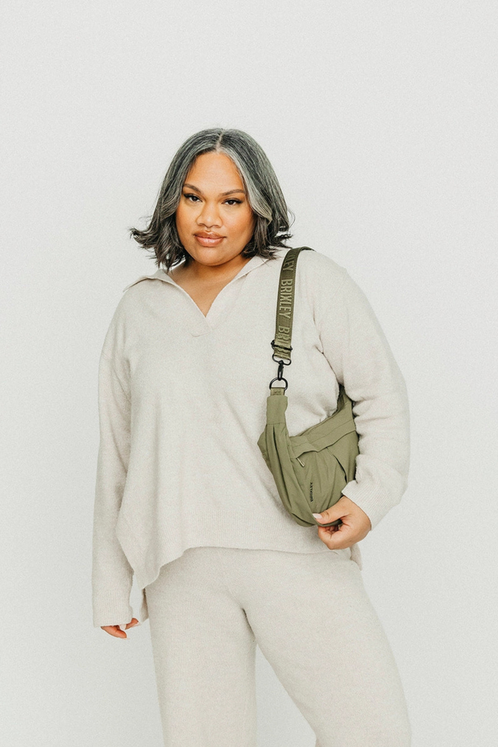 Basil Crescent Bag