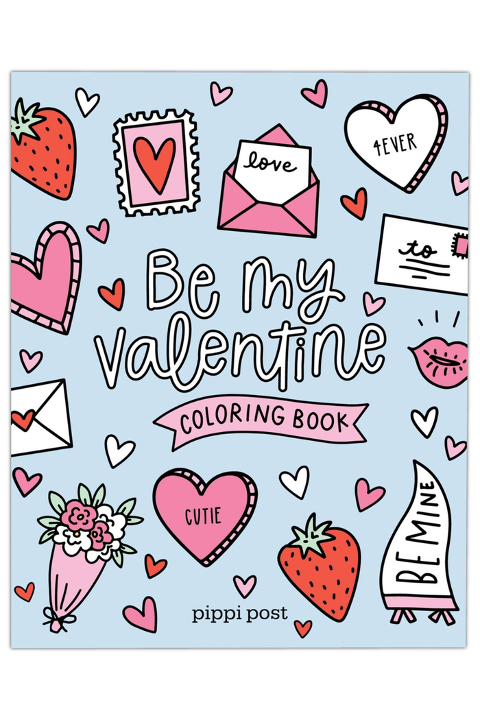 Be My Valentine Coloring Book