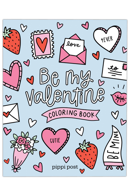 Be My Valentine Coloring Book