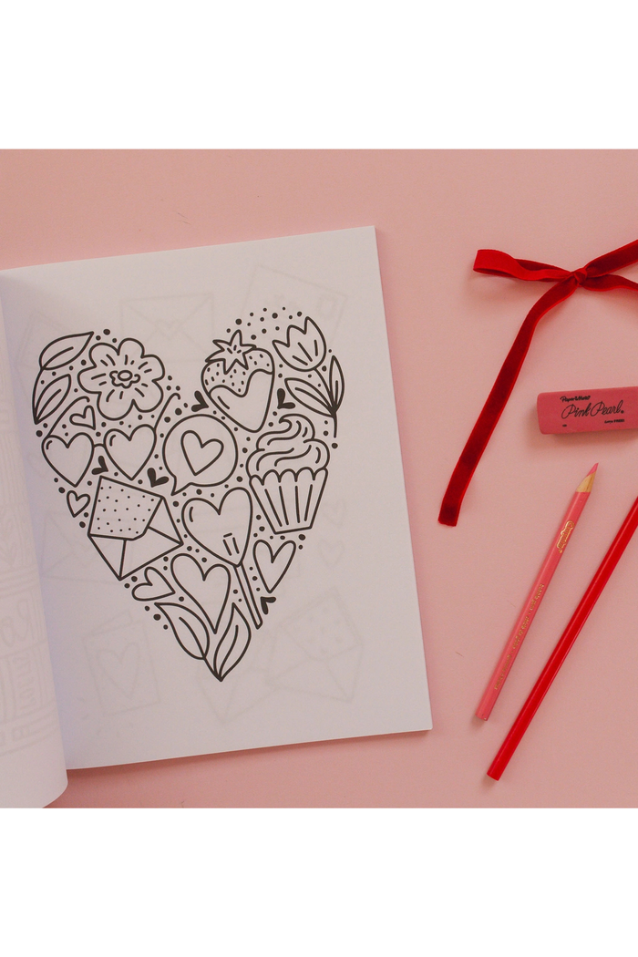 Be My Valentine Coloring Book