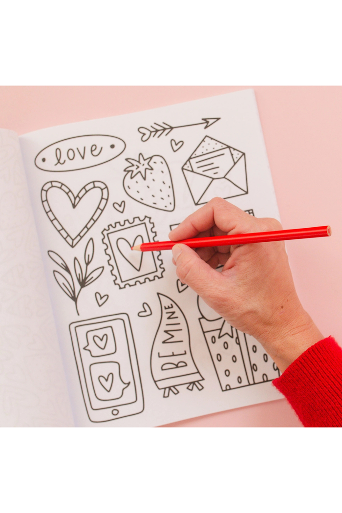 Be My Valentine Coloring Book