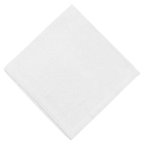 Bianco tinta unita - Set 2 Tovaglioli
