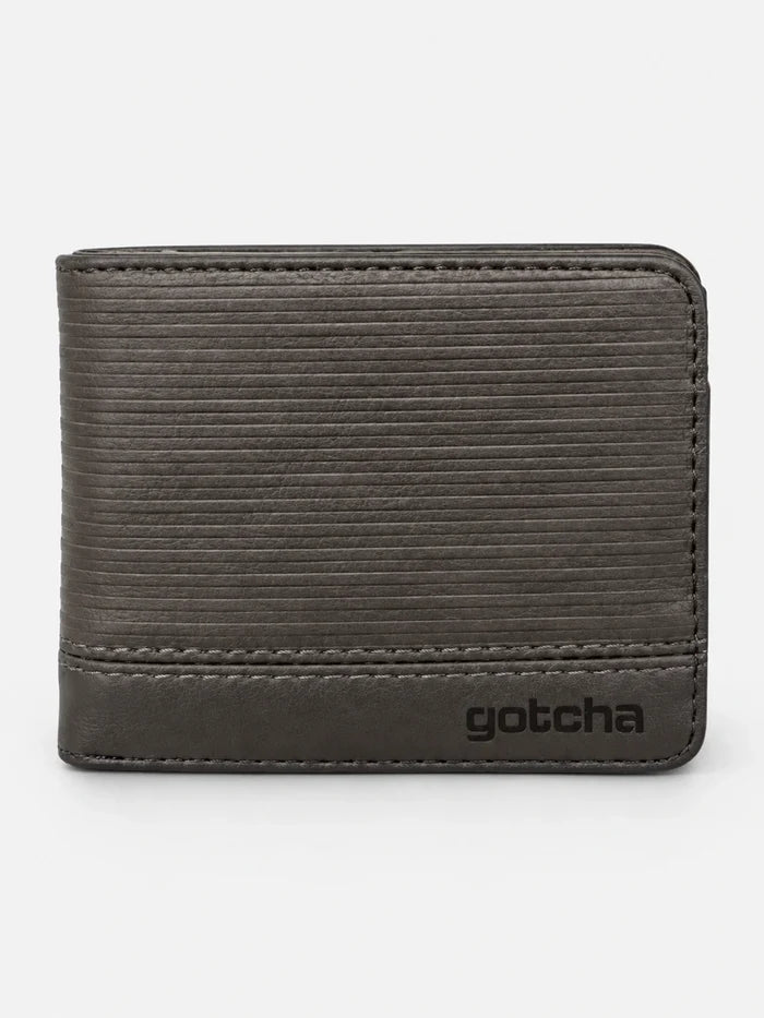 Billetera Gotcha Santa Barabara Gris Topo — vista principal