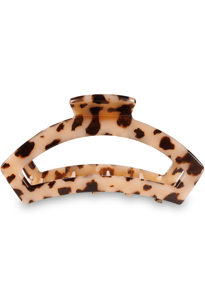Blonde Tortoise Open Hair Clip, Small