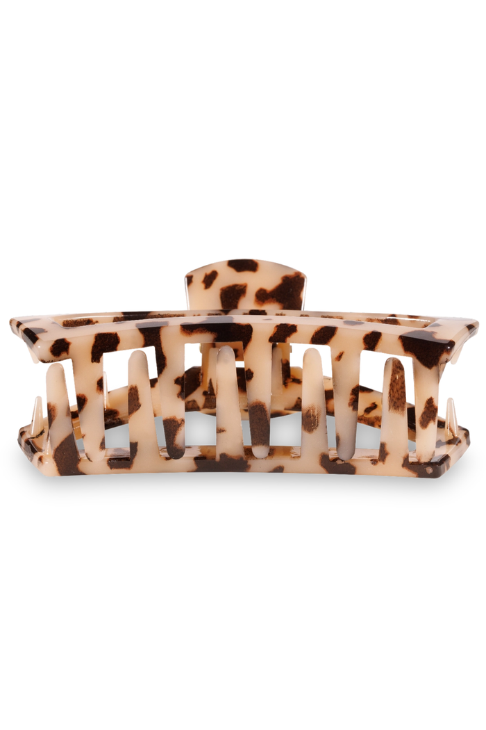 Blonde Tortoise Open Hair Clip, Small