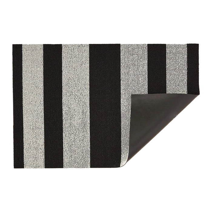 Bold Stripe Shag Door Mat