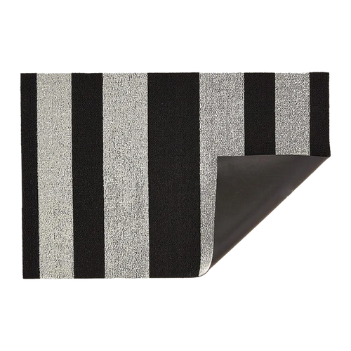 Bold Stripe Shag Door Mat