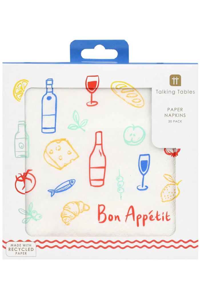 Bon Appetit Cocktail Napkin