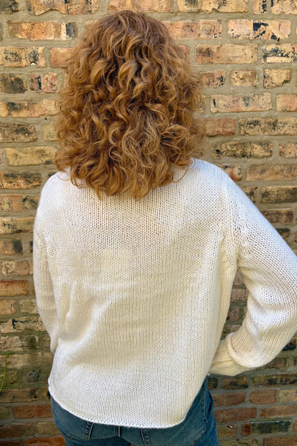 Boo Embroidered Sweater