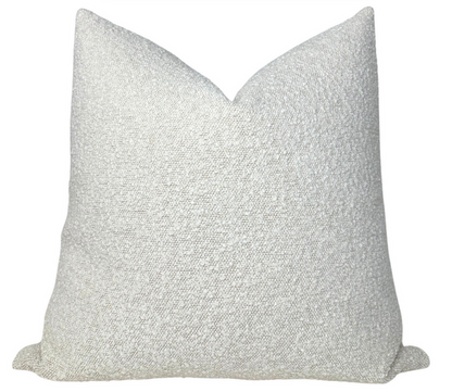 Boucle Pillow Cover in Ivory