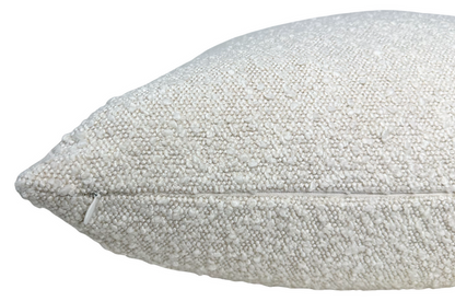 Boucle Pillow Cover in Ivory