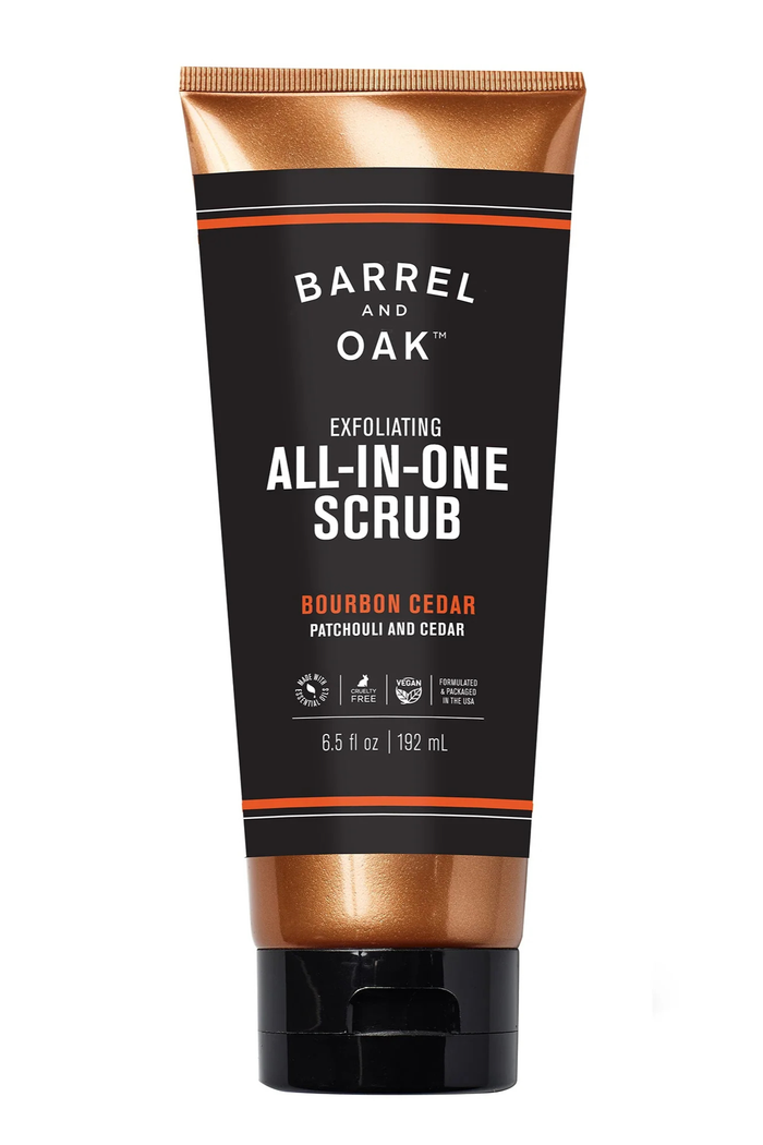 Bourbon Cedar Exfoliating All-In-One Scrub