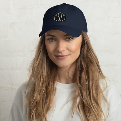 Boxwood Black Logo Baseball Cap - BoxWood Board Designs - Navy - -