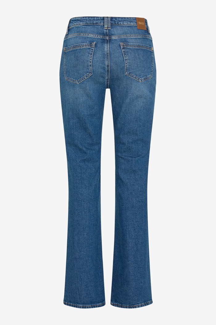 Brax Mary 09-6013-25 Bootcut Jeans Denim Blue Regular back view Shop Brax at Dotique