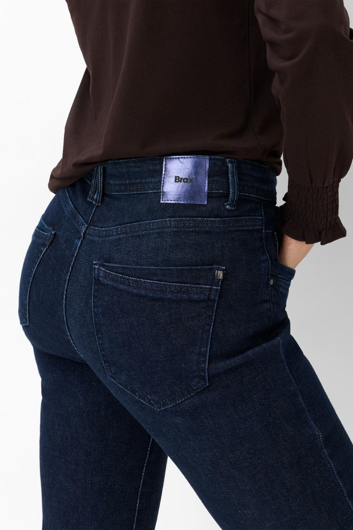 Brax Mary Regular 09-6503-12 Straight Jeans Denim Dark Blue back view Shop Brax at Dotique