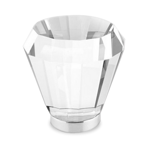 A simple and classic crystal knob.