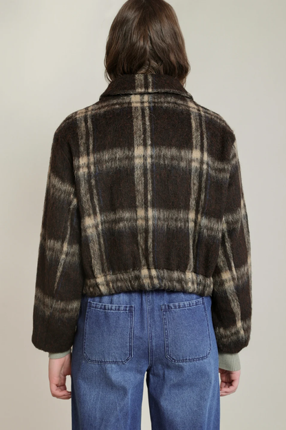Brown Checkered Jacket