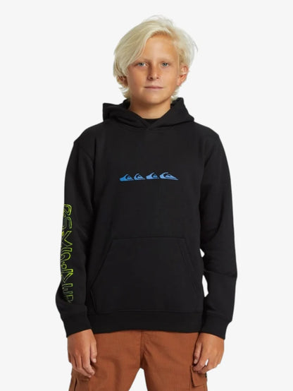 Buzo Quiksilver Niño Graphic Negro - Indy