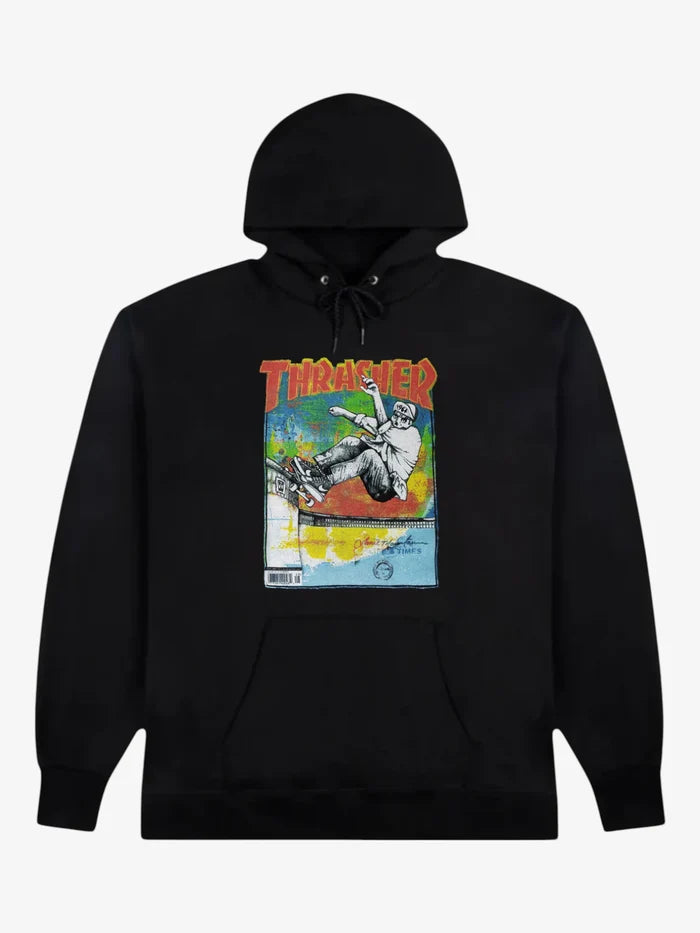 Buzo Thrasher Lance Cover Negro - Indy