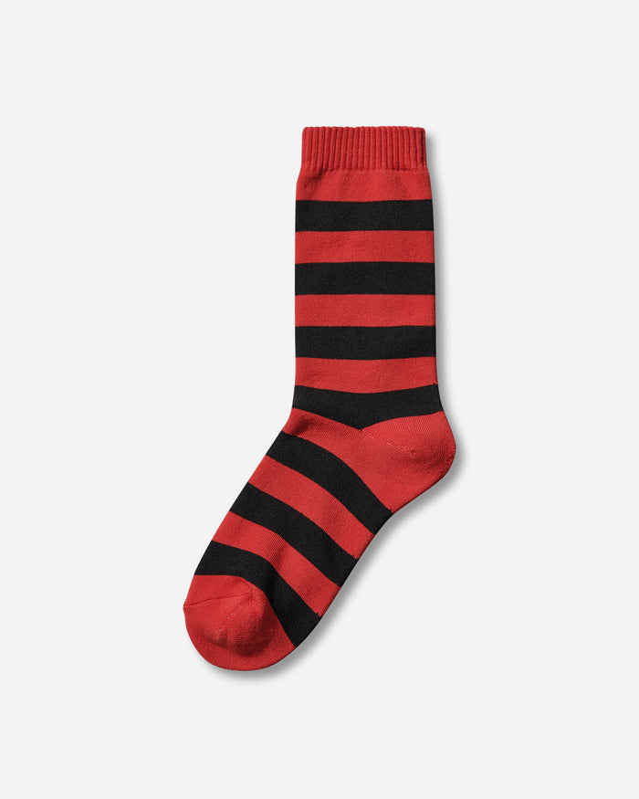 Cav Empt C2 Stripe Socks Red Underwear Socks CES29G01 RED