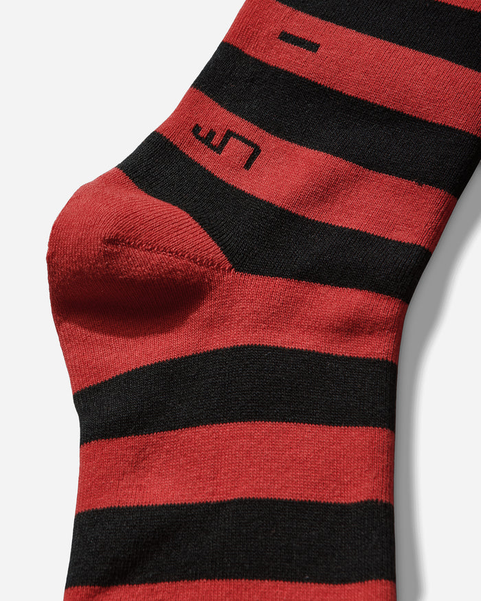 Cav Empt C2 Stripe Socks Red Underwear Socks CES29G01 RED