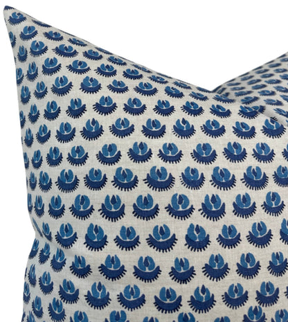 Cadiz Pillow Cover in Blue, Walter G Textiles