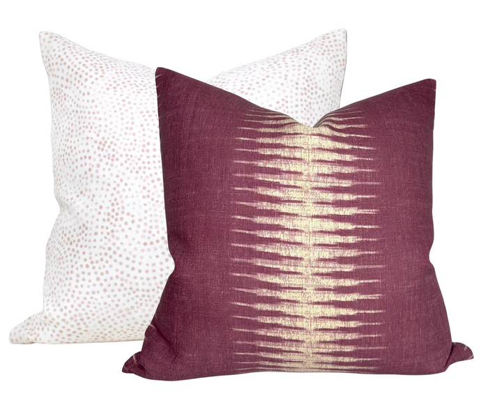 Cadiz Pillow Cover in Blush