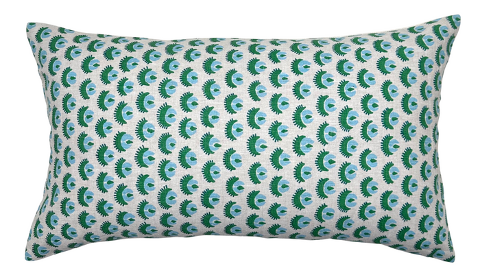Cadiz Pillow Cover in Green, Walter G Textiles