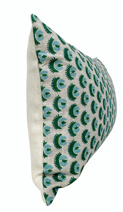 Cadiz Pillow Cover in Green, Walter G Textiles