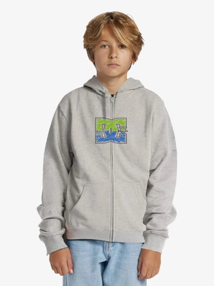 Campera DC Niño Star Inline Gris - Indy