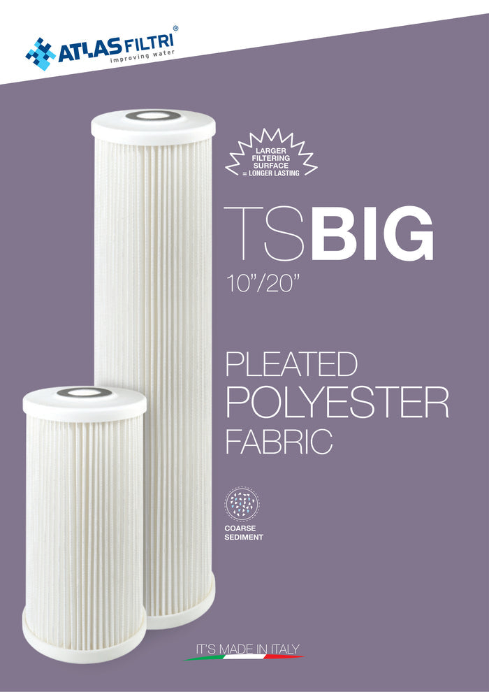 Cartucho plegado 20 micras 4.5"x20"