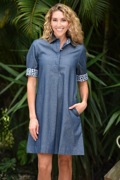 Charlize Dress Denim
