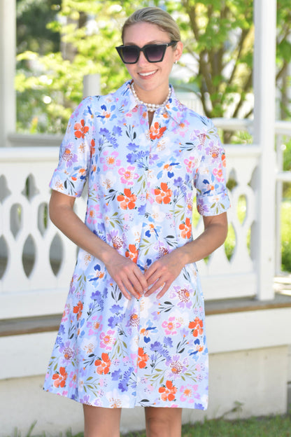 Charlize Dress English Flowers