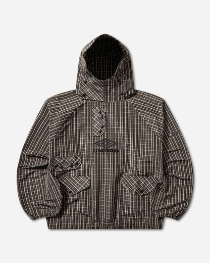 Umbro Check Smock Anorak Beige Dark Brown Coats and Jackets Jackets UBMW0470FA300 BEG0015