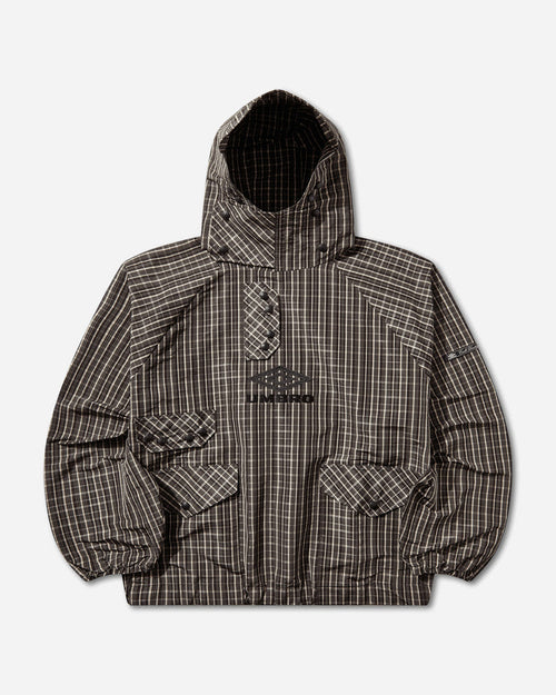 Umbro Check Smock Anorak Beige Dark Brown Coats and Jackets Jackets UBMW0470FA300 BEG0015