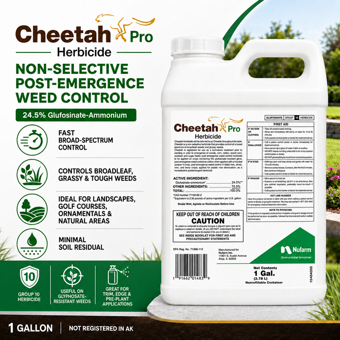 Cheetah Pro Herbicide Non-Selective Post-Emergence Weed Control - Seed World