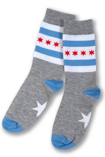 Chicago Flag Socks