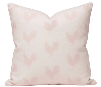 Chickie Pillow Cover in Blush